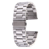 For Fitbit Blaze Smart Watch Butterfly Buckle 3 Beads Stainless Steel Watchband